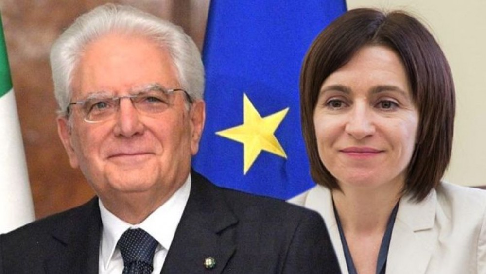 Maia Sandu a transmis un mesaj Președintelui Republicii Italiene, Sergio Mattarella
